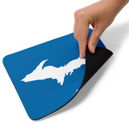 Michigan Upper Peninsula Mousepad (w/ UP Outline) | Azure