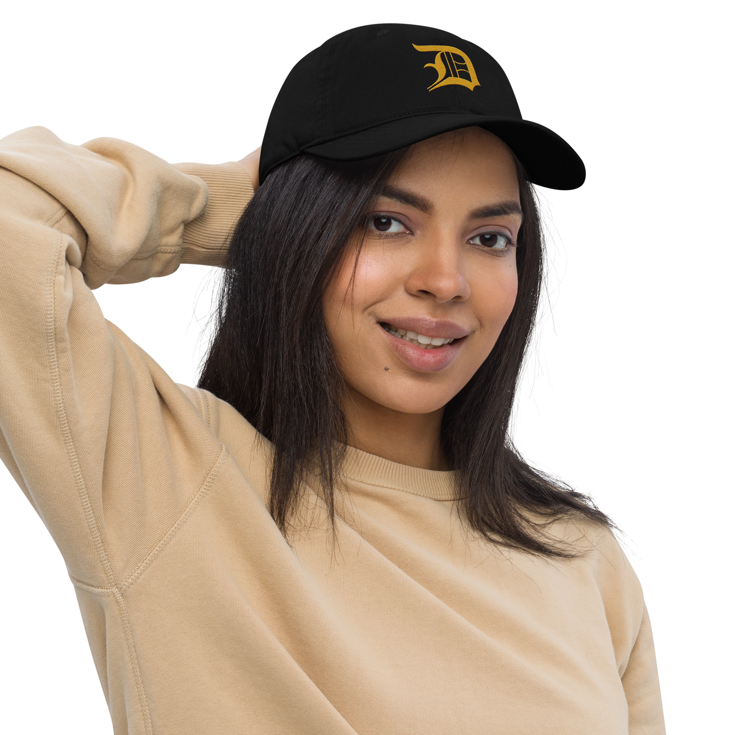 Detroit 'Old English D' Classic Baseball Cap (Gold)