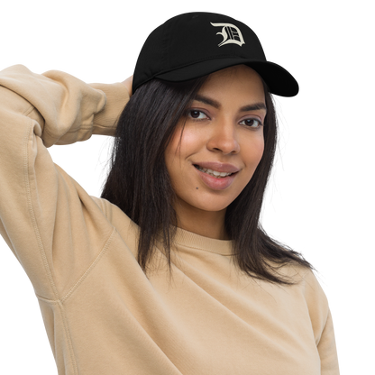 Detroit 'Old English D' Classic Baseball Cap (Ivory White)