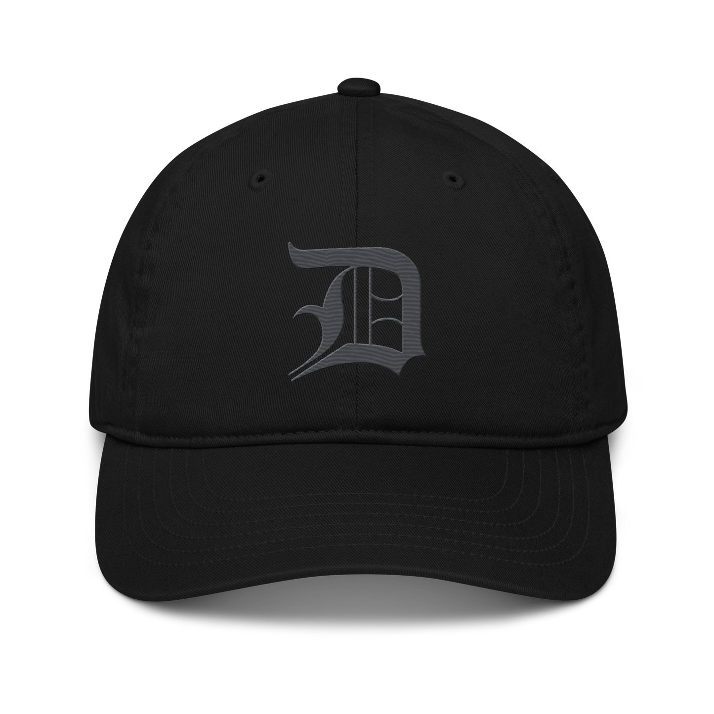 Detroit 'Old English D' Classic Baseball Cap (Iron Ore Grey)