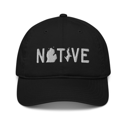 Michigan 'Native' Classic Baseball Cap (Licence Plate Font)