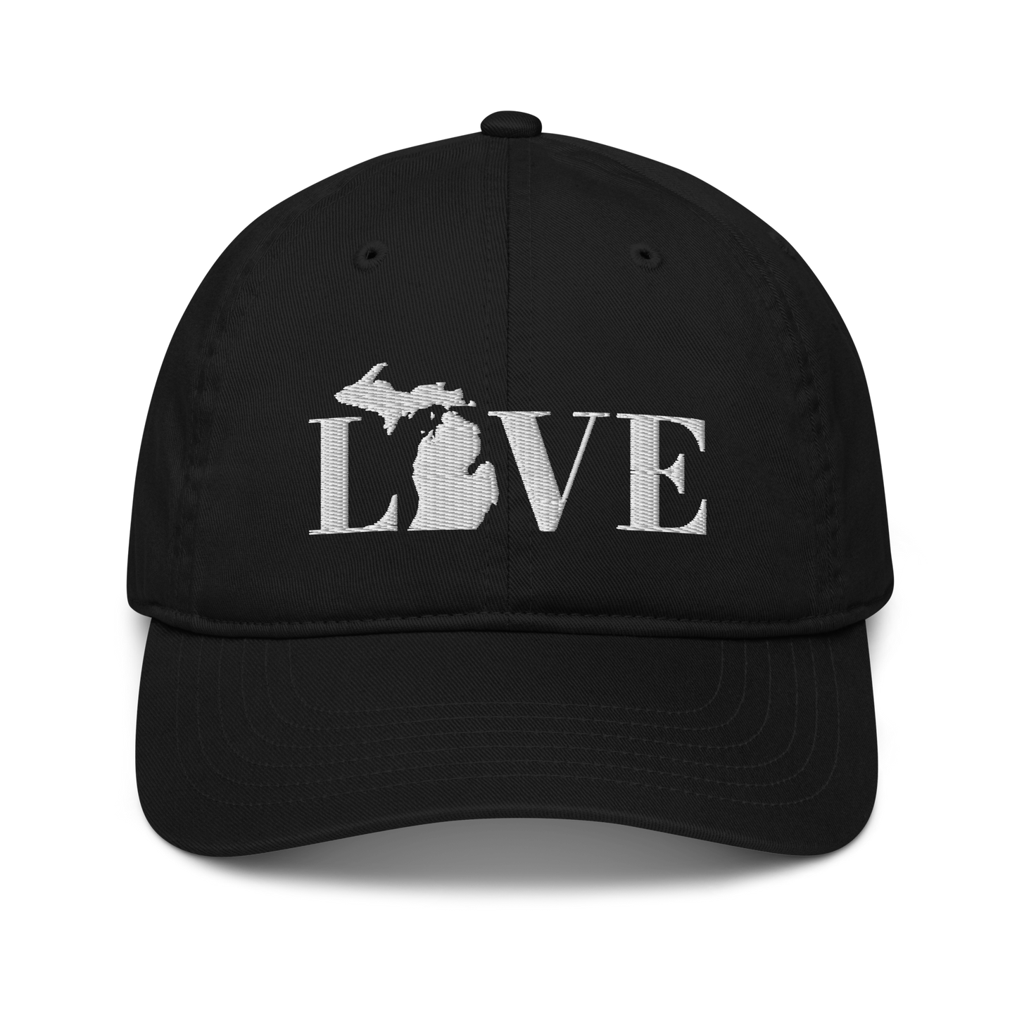 Michigan 'Love' Classic Baseball Cap (Didone Font)