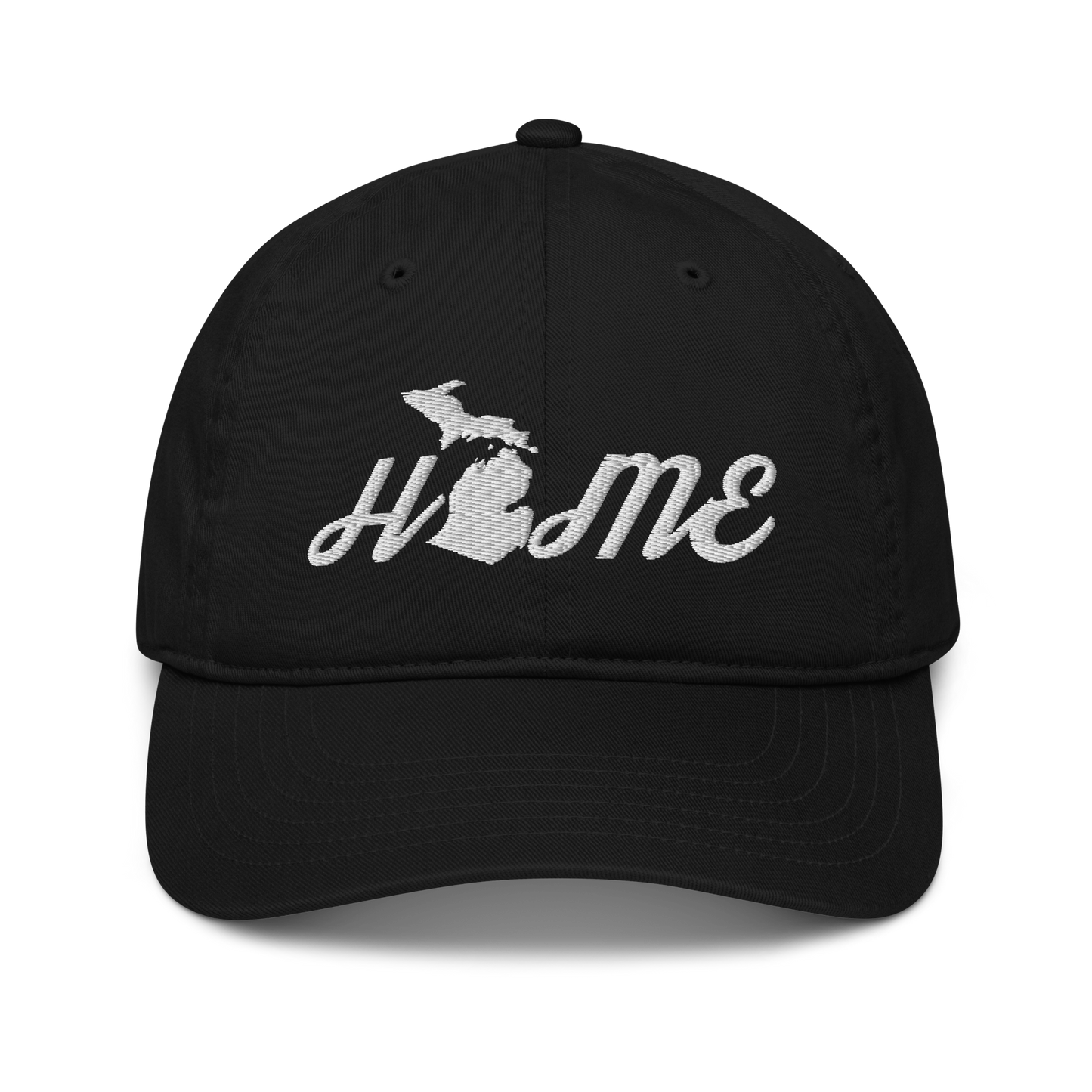 Michigan 'Home' Classic Baseball Cap (Script Font)