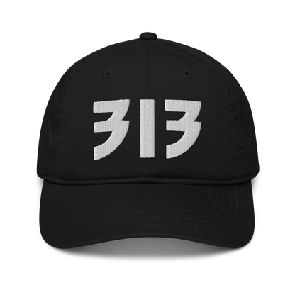 Detroit '313' Classic Baseball Cap (Glam Font)