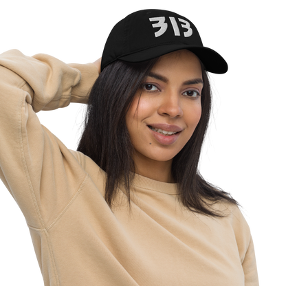 Detroit '313' Classic Baseball Cap (Glam Font)