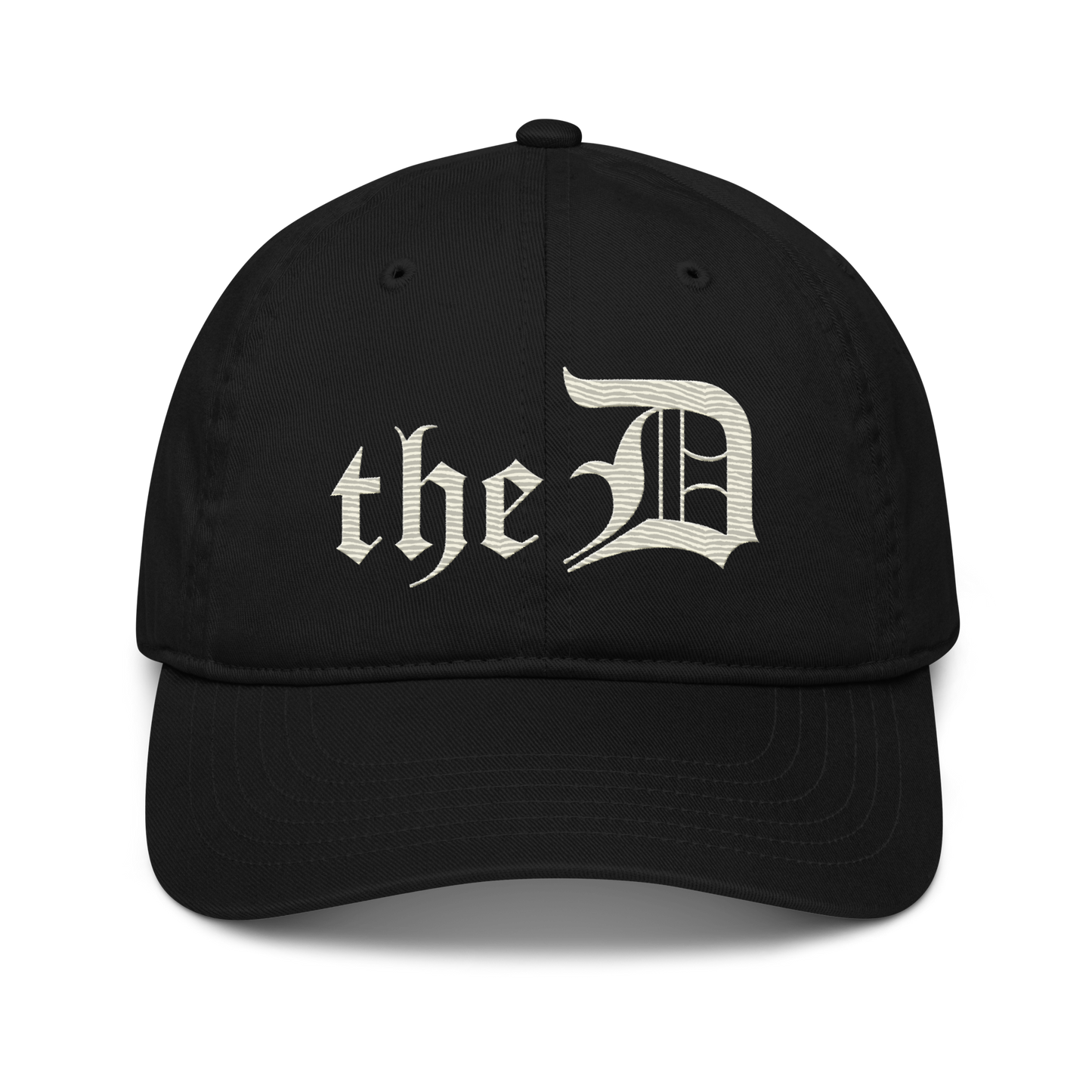 Detroit 'The D' Classic Baseball Cap | Ivory White