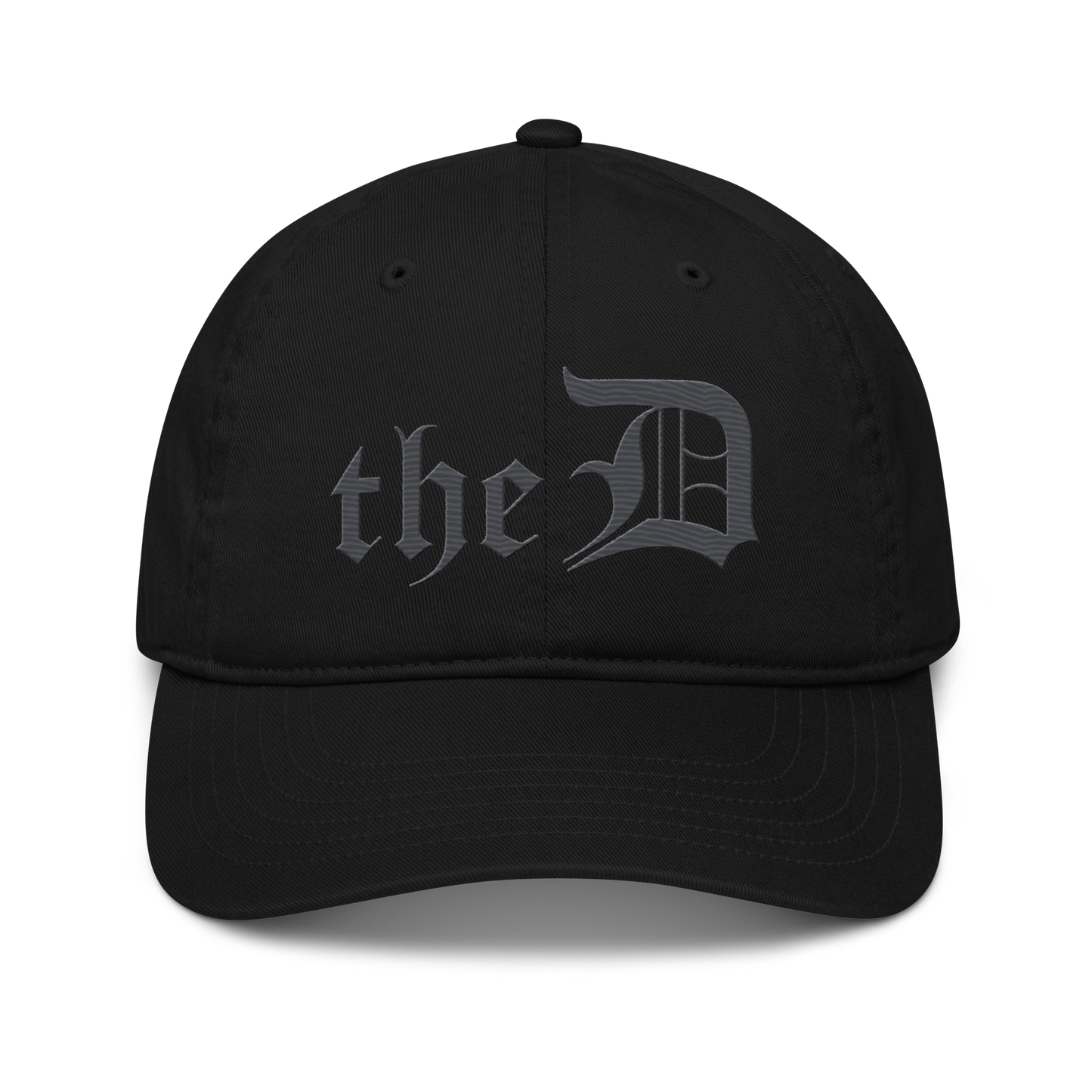 Detroit 'The D' Classic Baseball Cap | Iron Ore Grey