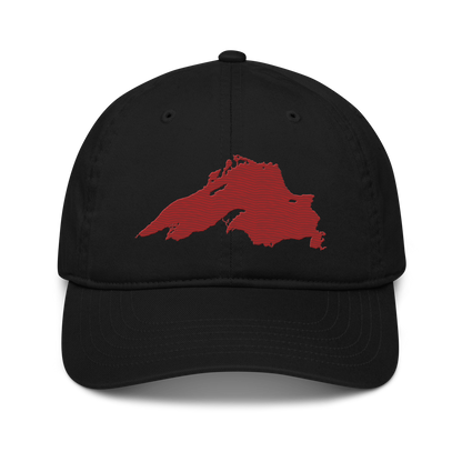 Lake Superior Classic Baseball Cap | Thimbleberry Red