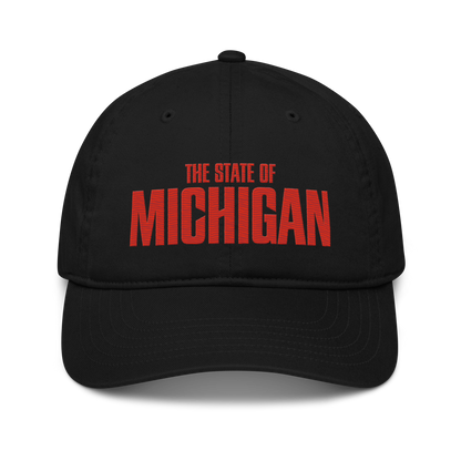 'The State of Michigan' Classic Baseball Cap | Flying Superhero Parody