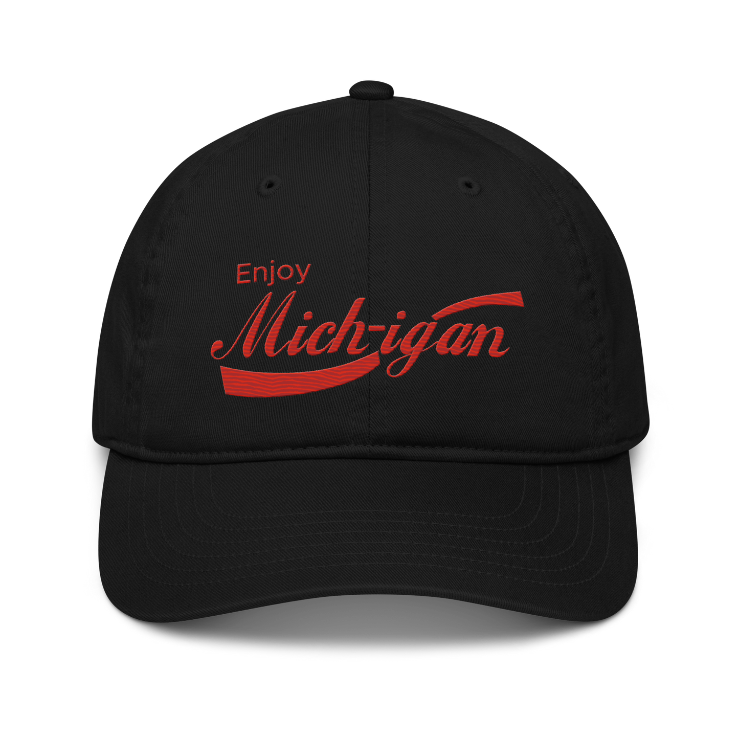 'Enjoy Michigan' Classic Baseball Cap | Sodapop Parody