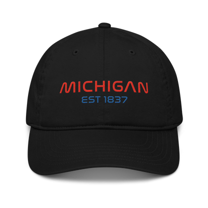 'Michigan EST 1837' Classic Baseball Cap | Space Agency Parody