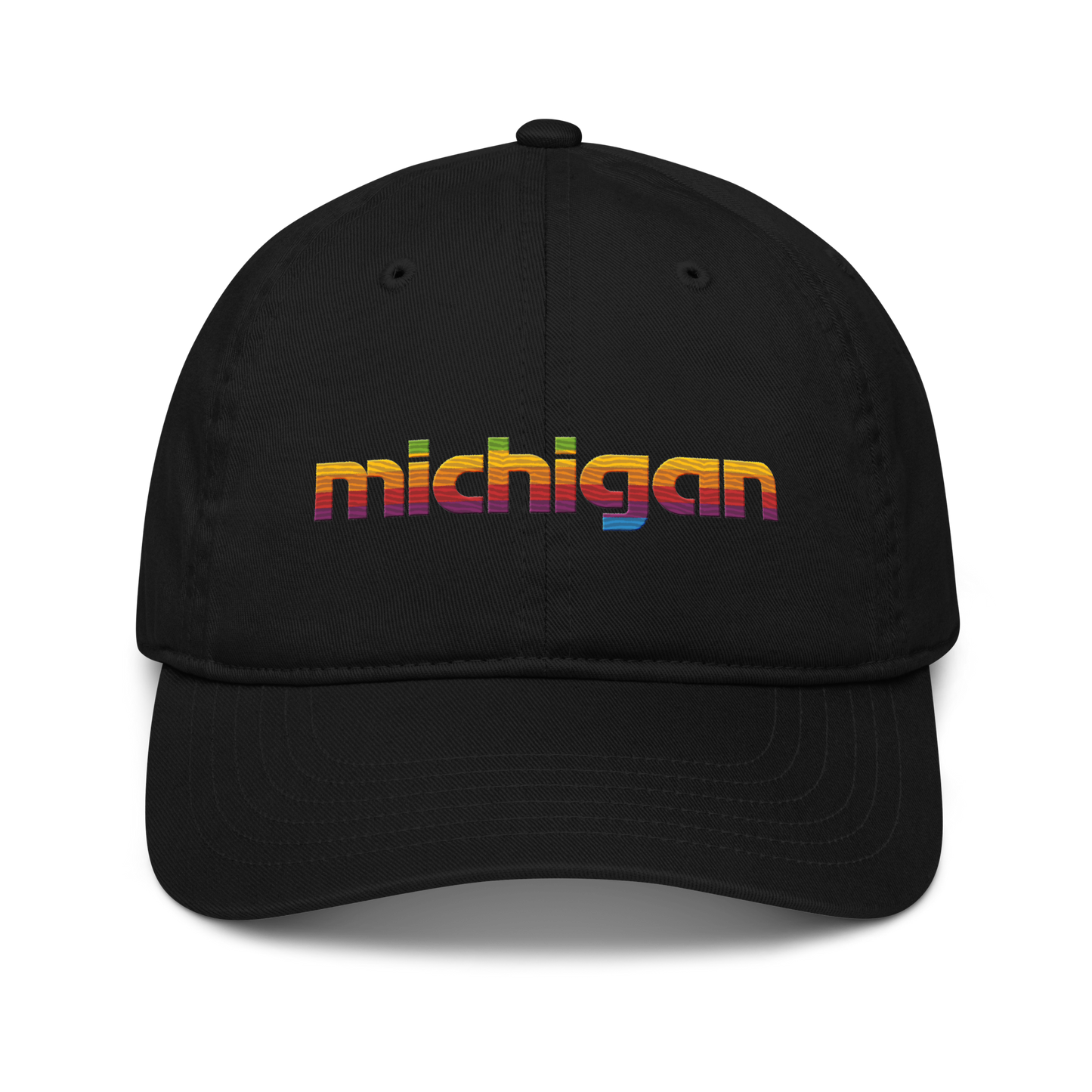 'Michigan' Classic Baseball Cap | 80s Pomaceous Tech Parody