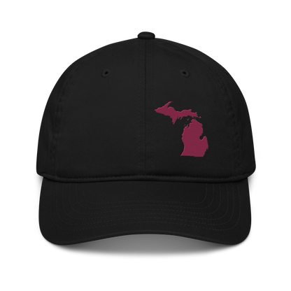 Michigan Classic Baseball Cap | Ruby Red Outline