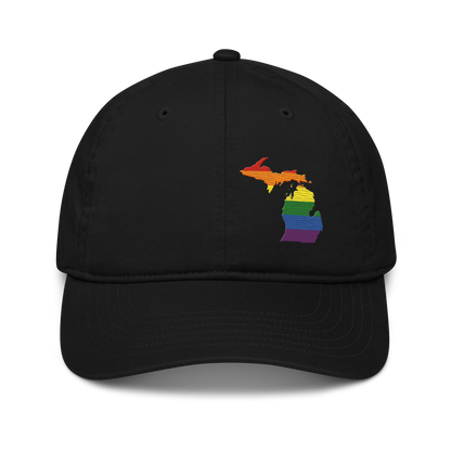 Michigan Classic Baseball Cap | Rainbow Pride Outline