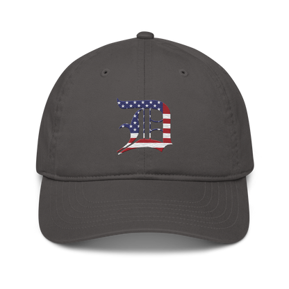 Detroit 'Old English D' Classic Baseball Cap (Patriotic Edition)