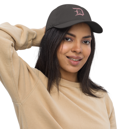 Detroit 'Old English D' Classic Baseball Cap (Cherry Blossom Pink)