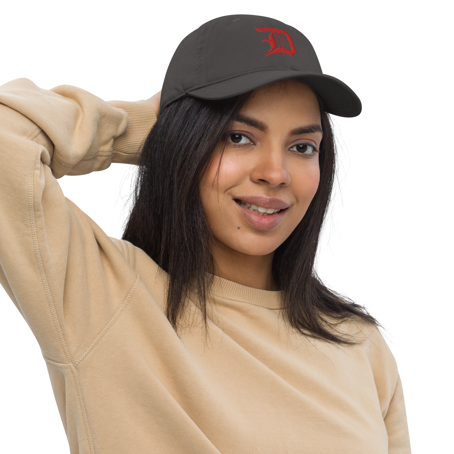 Detroit 'Old English D' Classic Baseball Cap (Aliform Red)