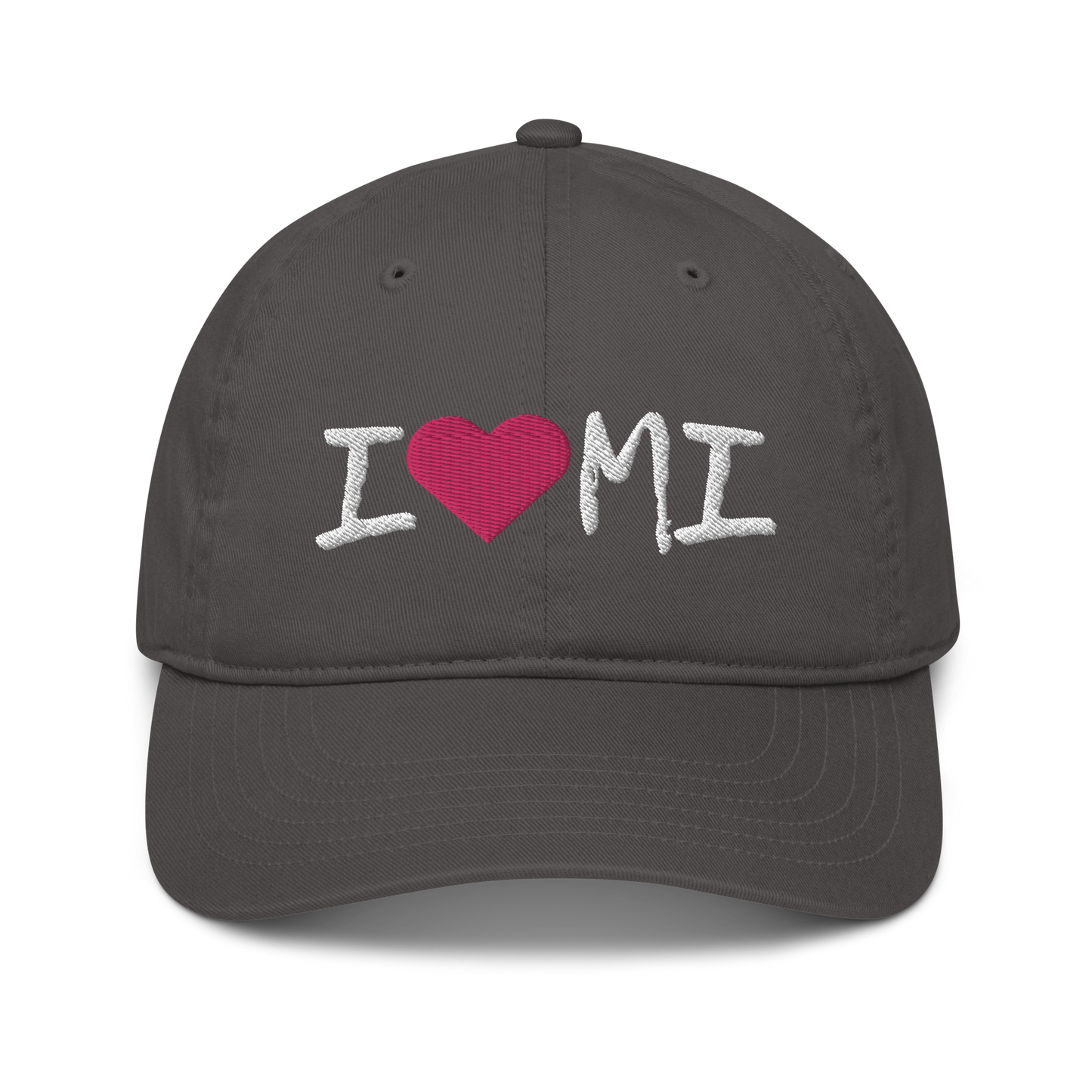 Michigan 'I ❤️ MI' Classic Baseball Cap (Marker Font)