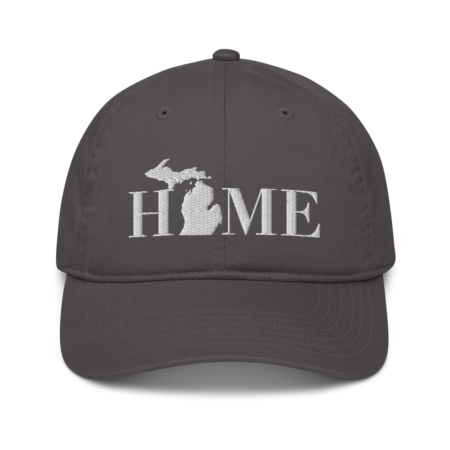 Michigan 'Home' Classic Baseball Cap (Didone Font)