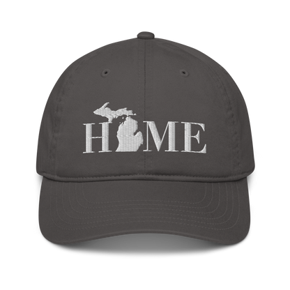 Michigan 'Home' Classic Baseball Cap (Didone Font)