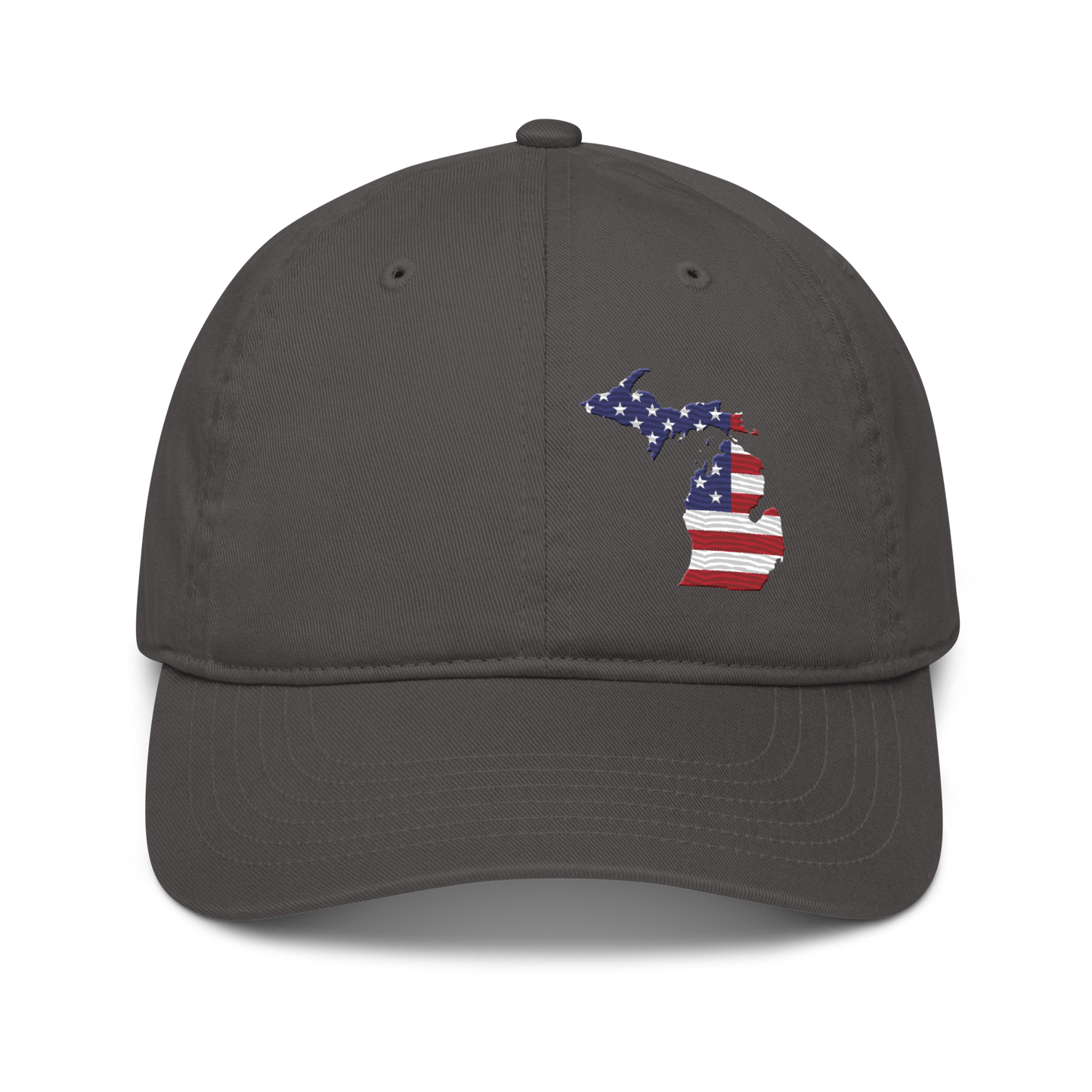 Michigan Classic Baseball Cap (USA Flag Outline)