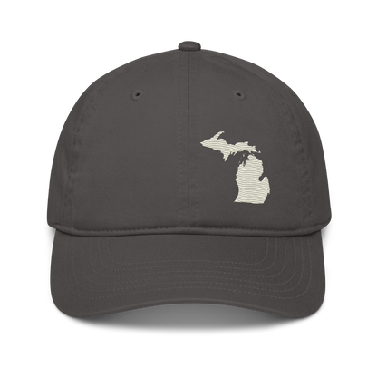 Michigan Classic Baseball Cap | Ivory White Outline