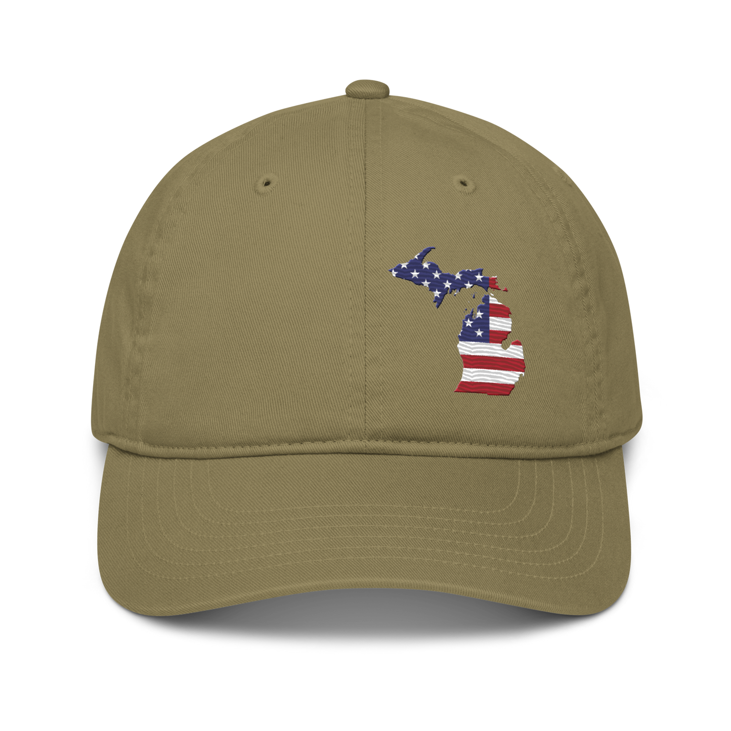 Michigan Classic Baseball Cap (USA Flag Outline)