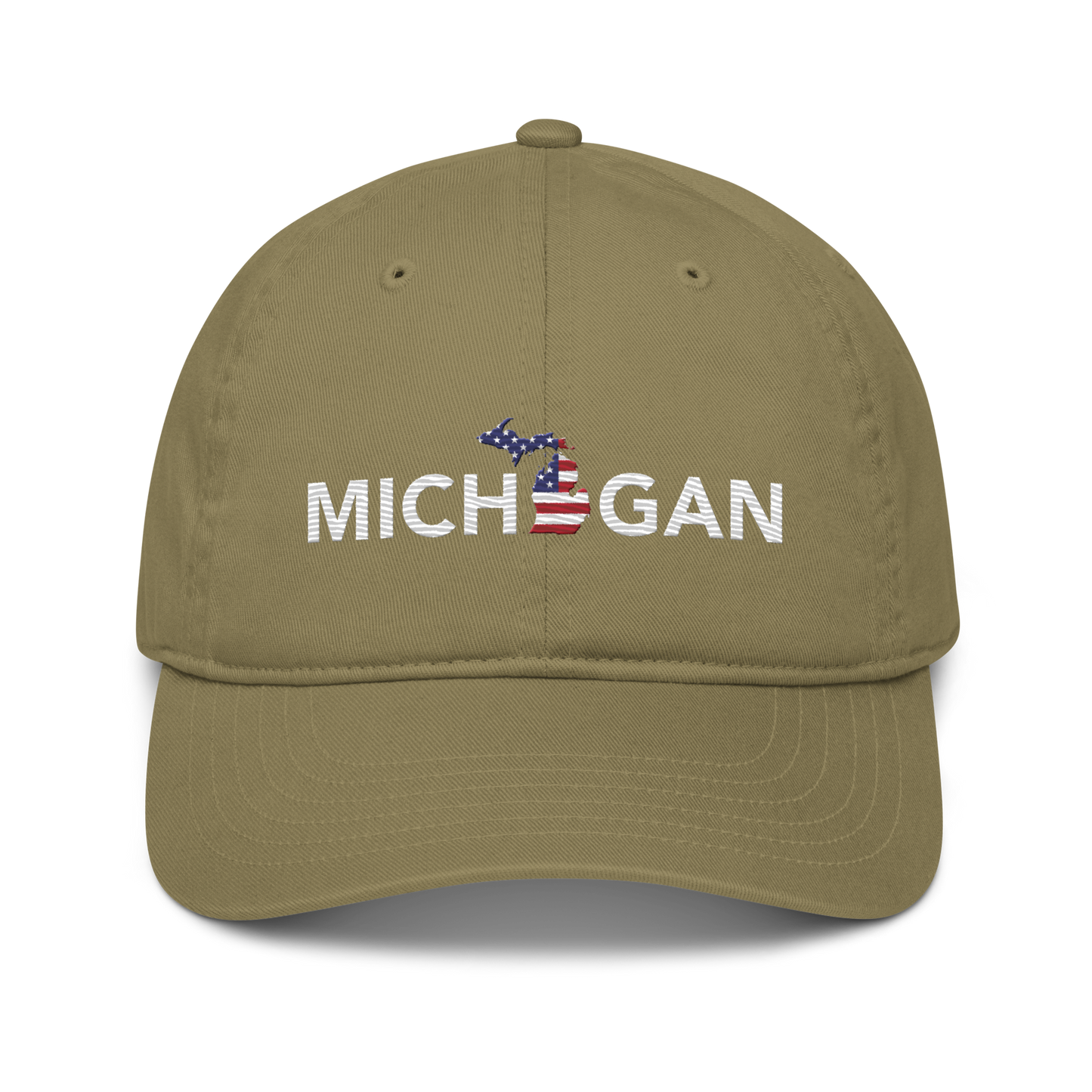 'Michigan' Classic Baseball Cap (Sans Font Patriot Edition)