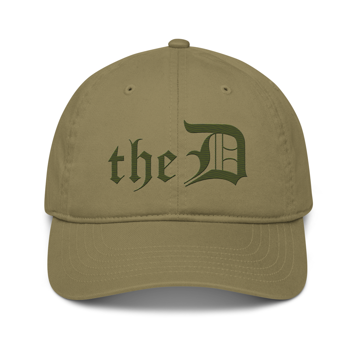 Detroit 'The D' Classic Baseball Cap | Army Green