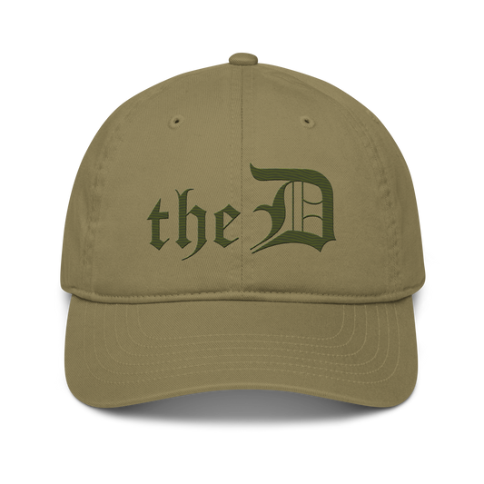 Detroit 'The D' Classic Baseball Cap | Army Green