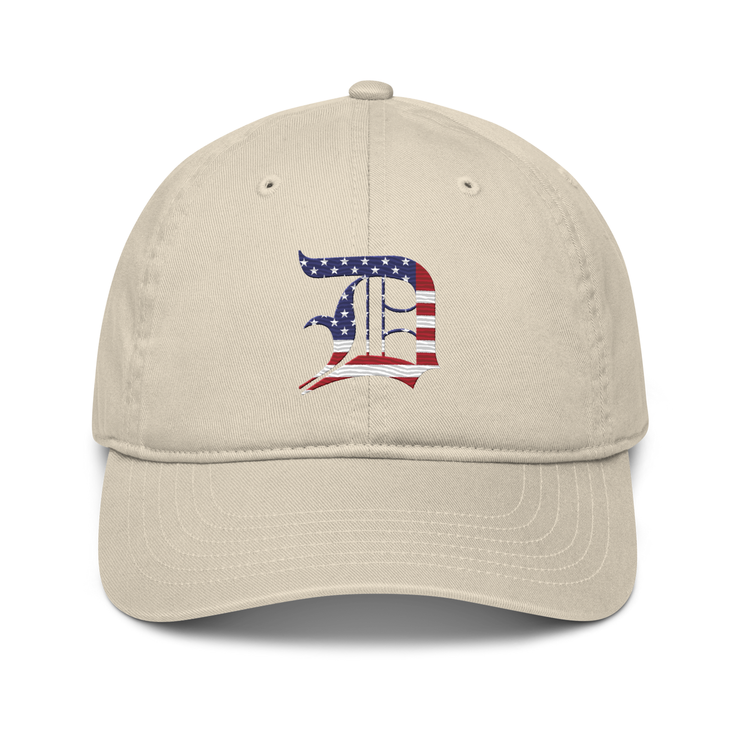 Detroit 'Old English D' Classic Baseball Cap (Patriotic Edition)