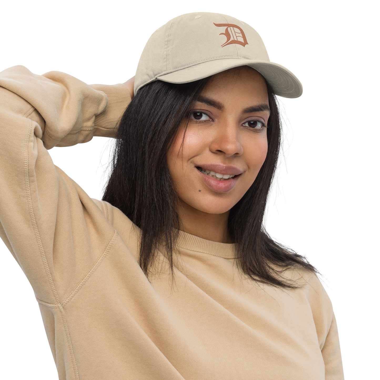 Detroit 'Old English D' Classic Baseball Cap (Copper Color)