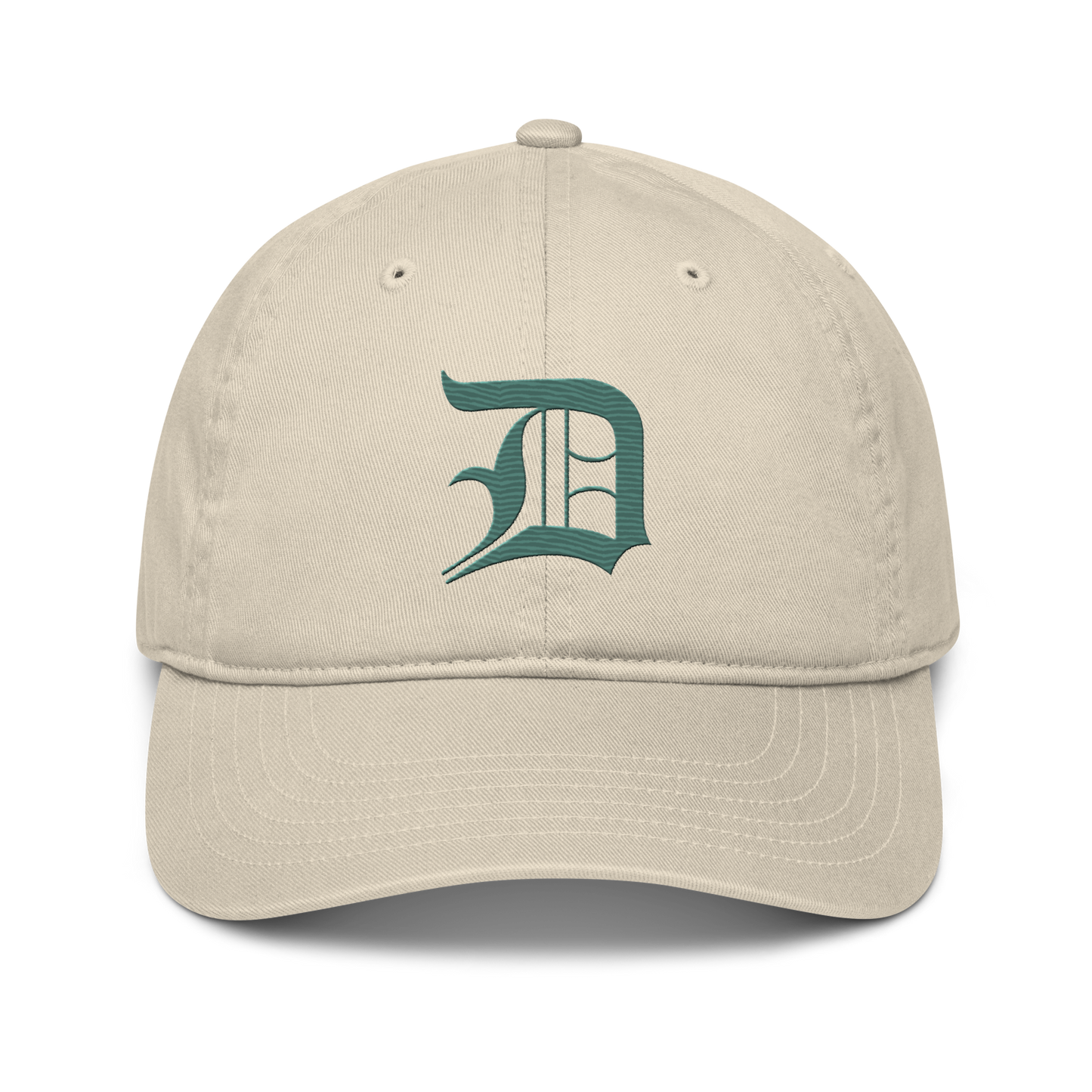 Detroit 'Old English D' Classic Baseball Cap (Copper Green)