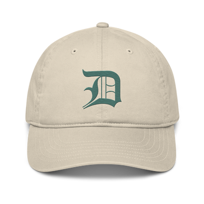 Detroit 'Old English D' Classic Baseball Cap (Copper Green)