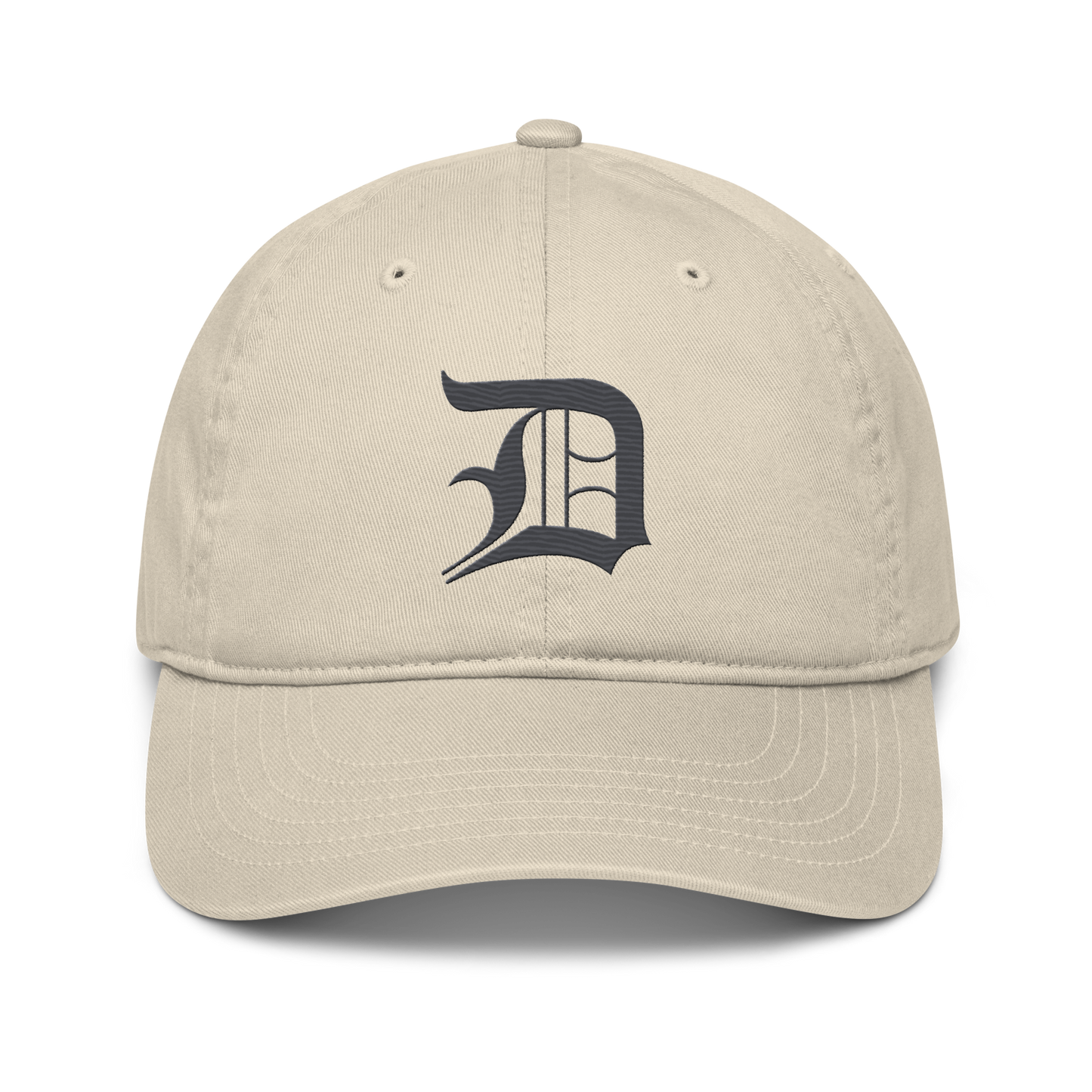 Detroit 'Old English D' Classic Baseball Cap (Iron Ore Grey)