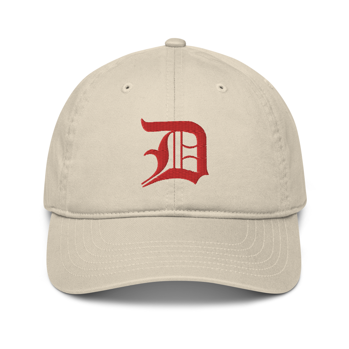 Detroit 'Old English D' Classic Baseball Cap (Aliform Red)