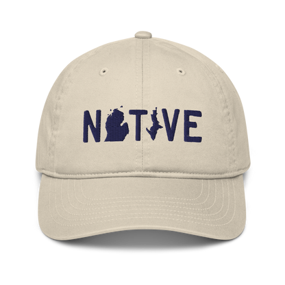 Michigan 'Native' Classic Baseball Cap (Licence Plate Font)