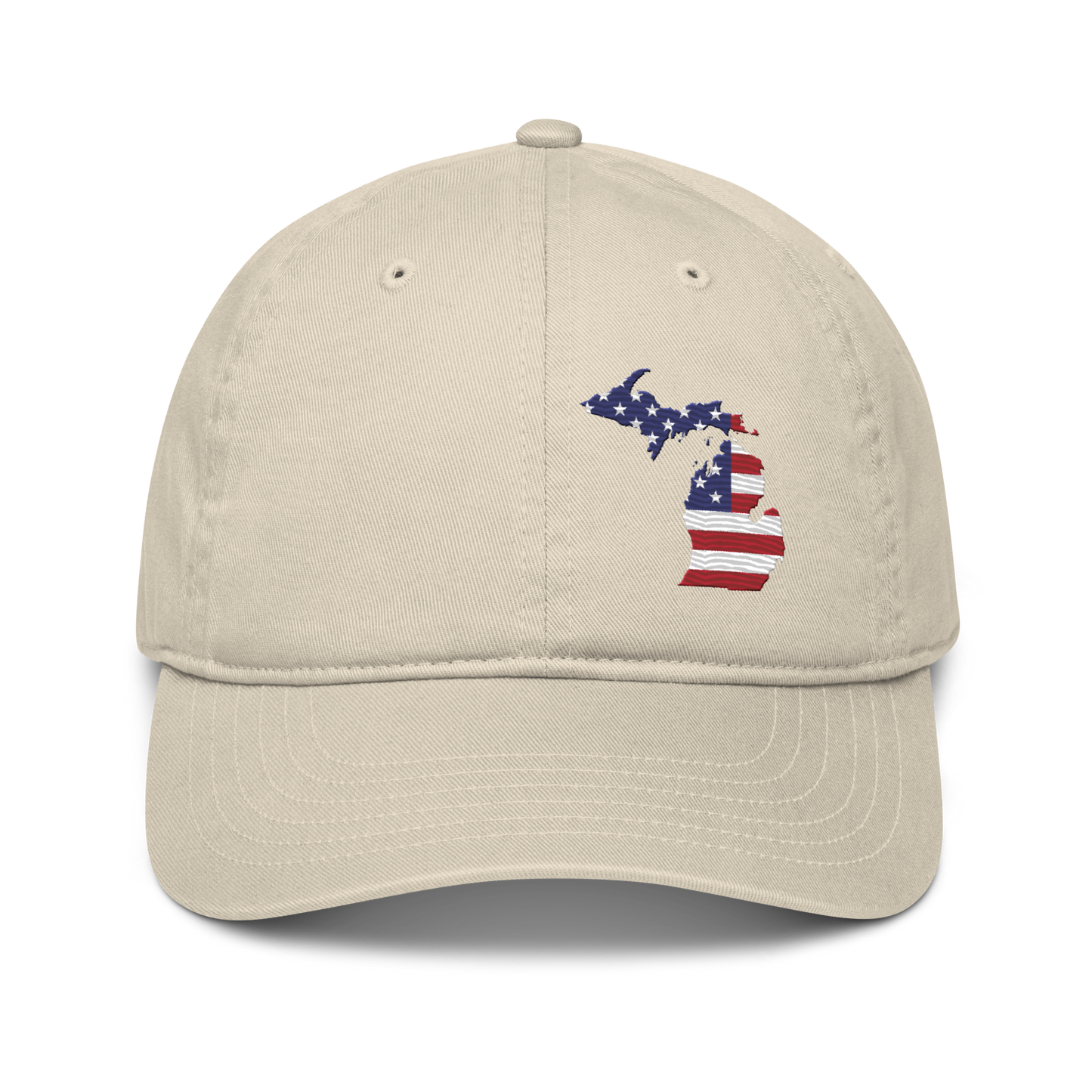 Michigan Classic Baseball Cap (USA Flag Outline)