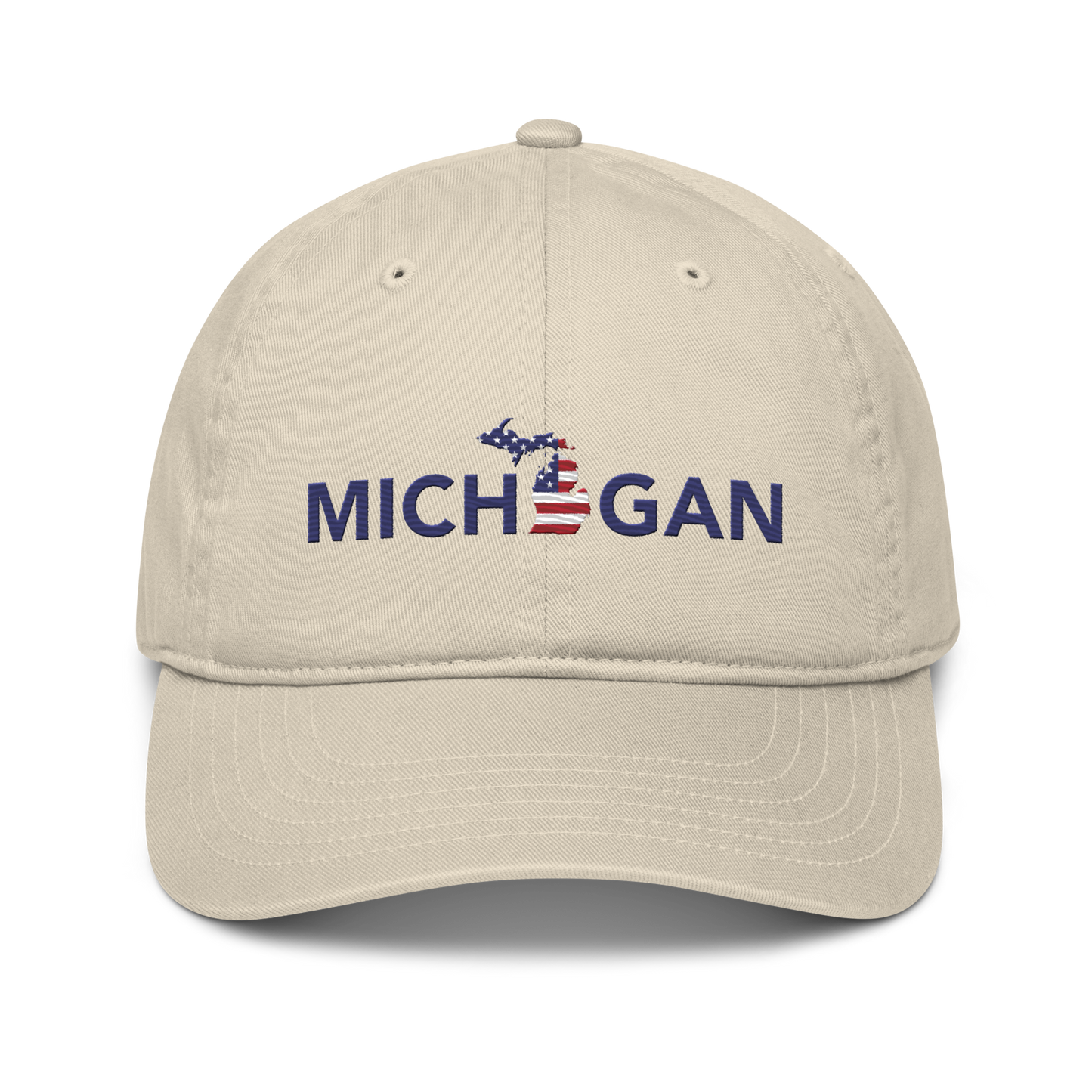 'Michigan' Classic Baseball Cap (Sans Font Patriot Edition)