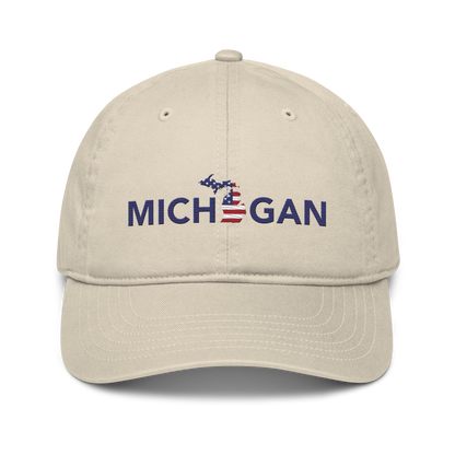 'Michigan' Classic Baseball Cap (Sans Font Patriot Edition)