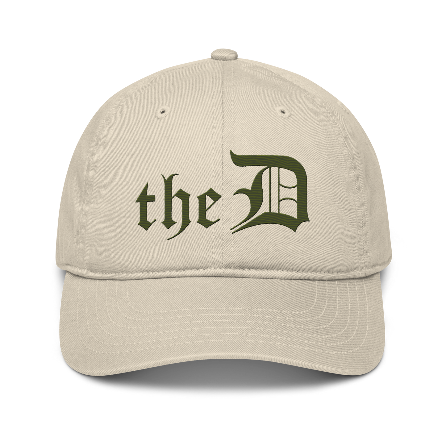 Detroit 'The D' Classic Baseball Cap | Army Green