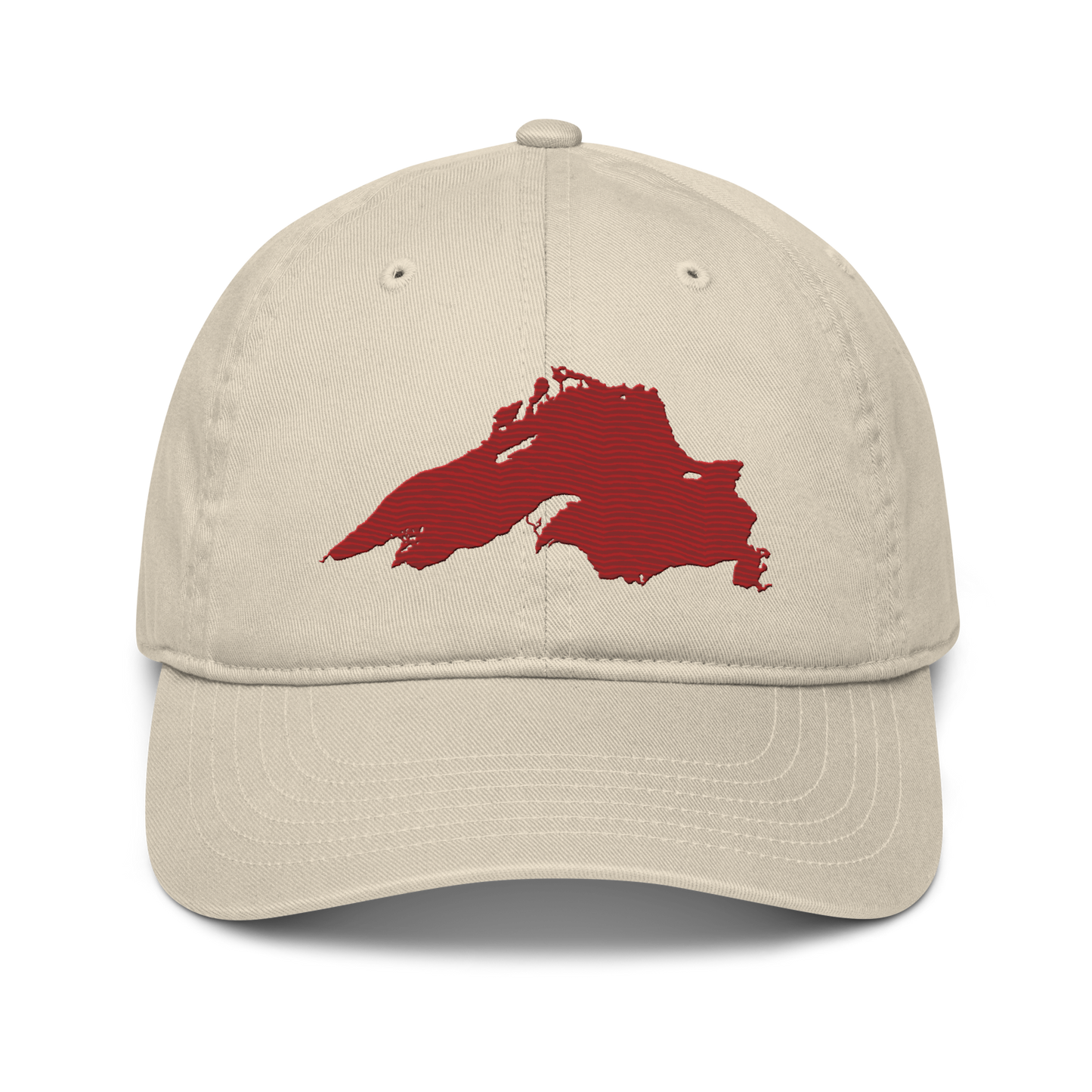 Lake Superior Classic Baseball Cap | Thimbleberry Red