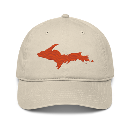 Upper Peninsula Classic Baseball Cap | Maple Leaf Orange