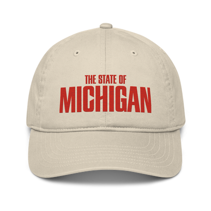 'The State of Michigan' Classic Baseball Cap | Flying Superhero Parody