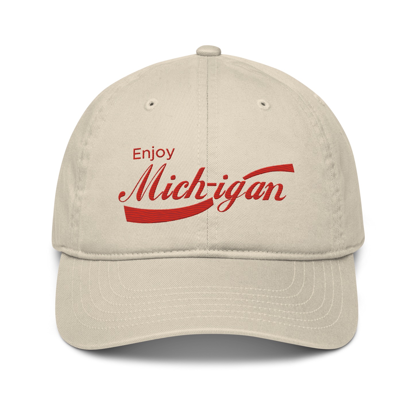 'Enjoy Michigan' Classic Baseball Cap | Sodapop Parody