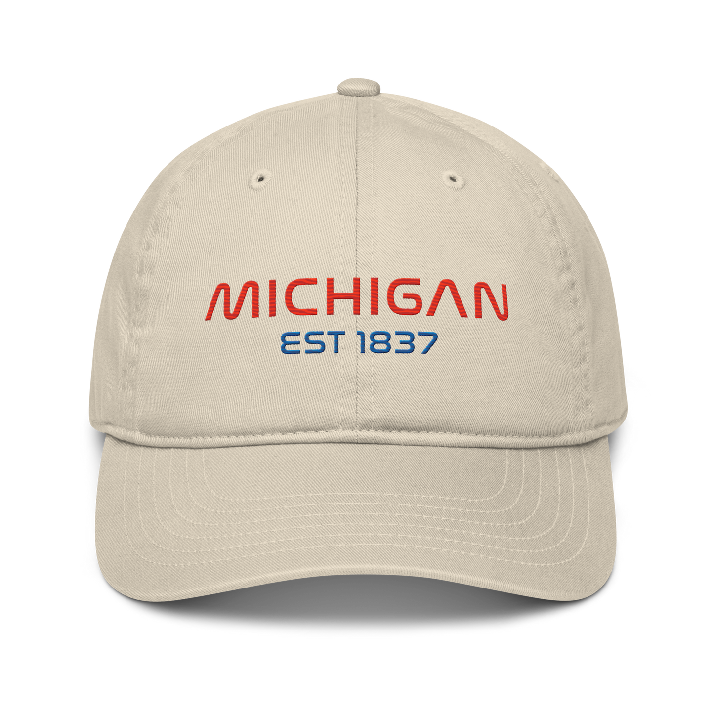 'Michigan EST 1837' Classic Baseball Cap | Space Agency Parody