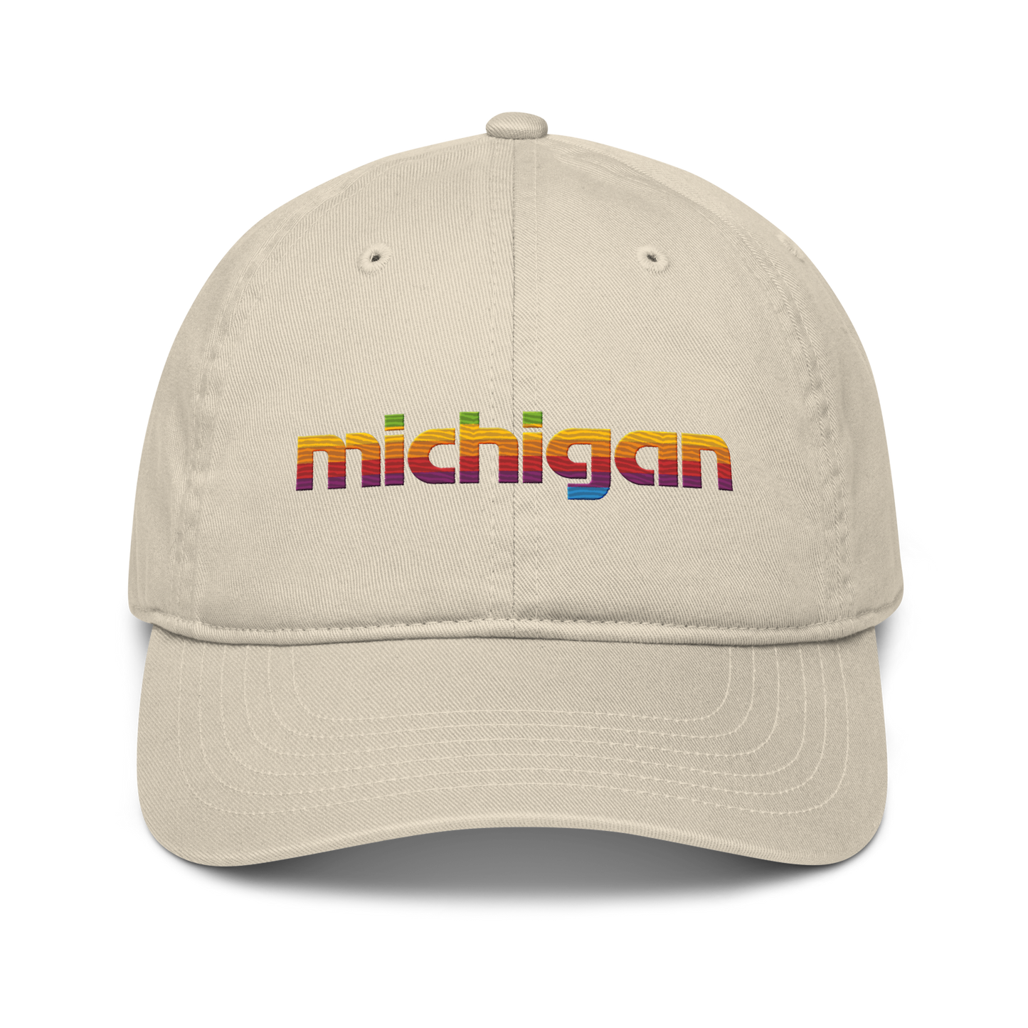 'Michigan' Classic Baseball Cap | 80s Pomaceous Tech Parody