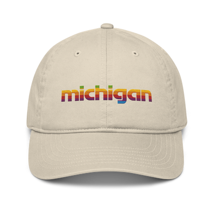 'Michigan' Classic Baseball Cap | 80s Pomaceous Tech Parody