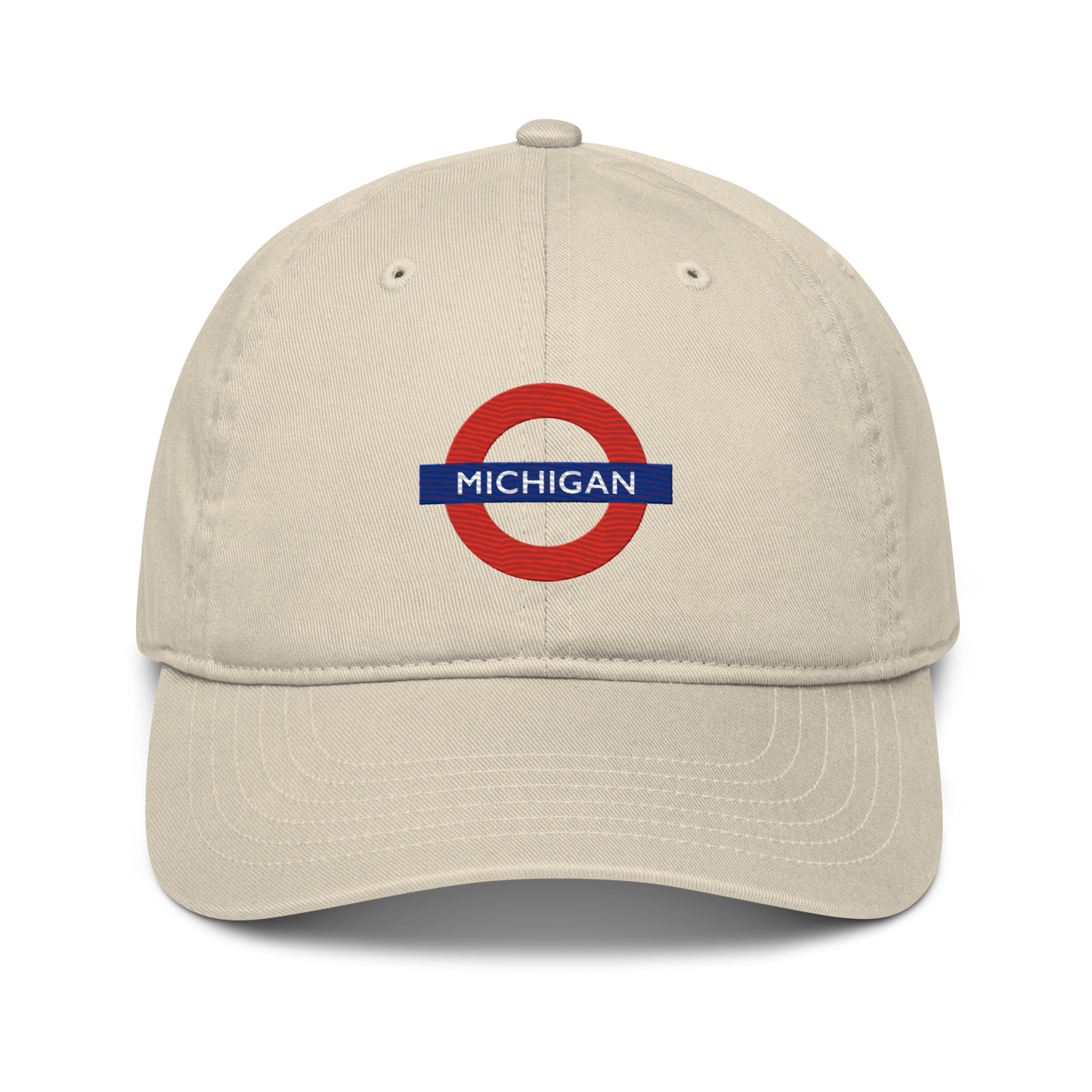 'Michigan' Classic Baseball Cap | London Tube Parody