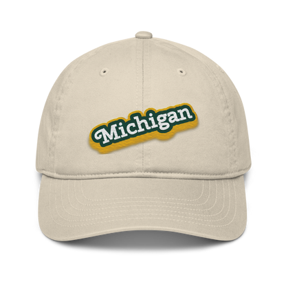 'Michigan' Classic Baseball Cap | Ginger Pop Parody